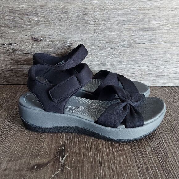 Clarks Cloudsteppers Arla Shore Sandals Size 6.5M - Picture 1 of 8